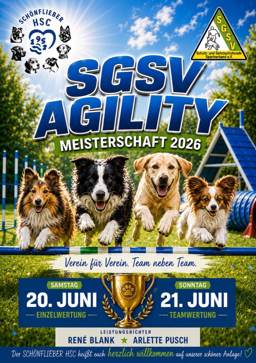 SGSV-Landesmeisterschaft Agility beim Schönfließer HSC