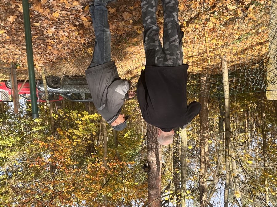 Arbeitseinsatz auf dem Vereinsgelände des Schönfließer HSC 24